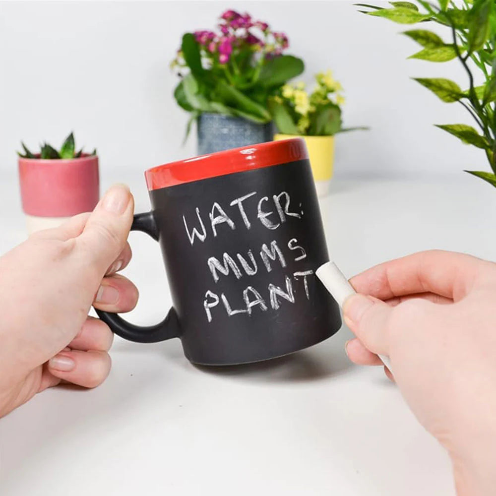 Egyedi bögre krétával