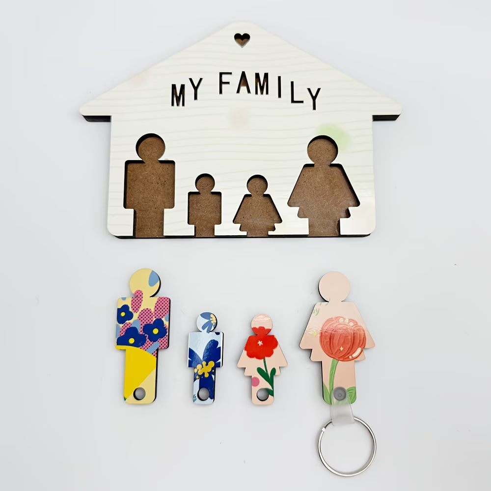 Egyedi fali kulcstartó