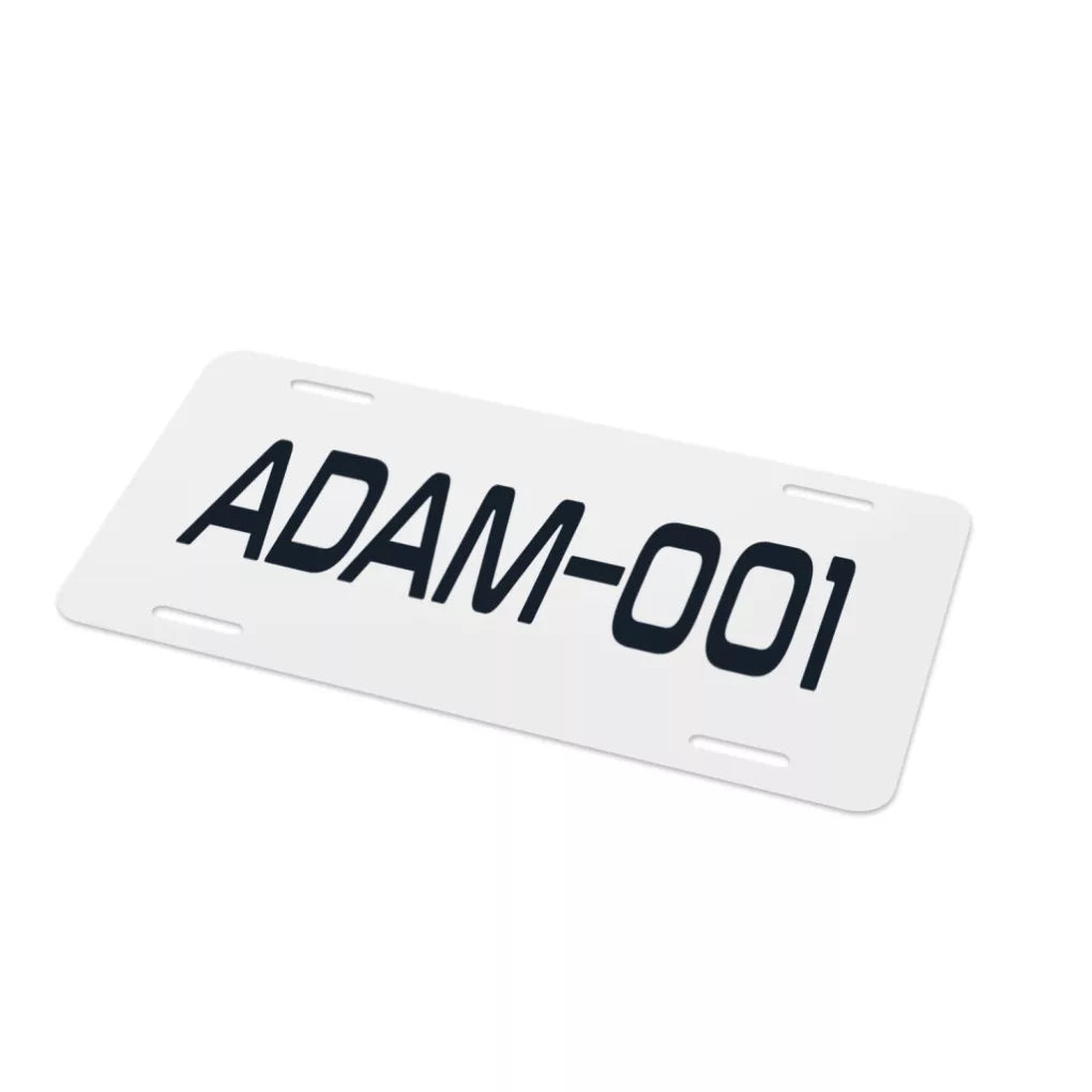 Egyedi rendszámtábla