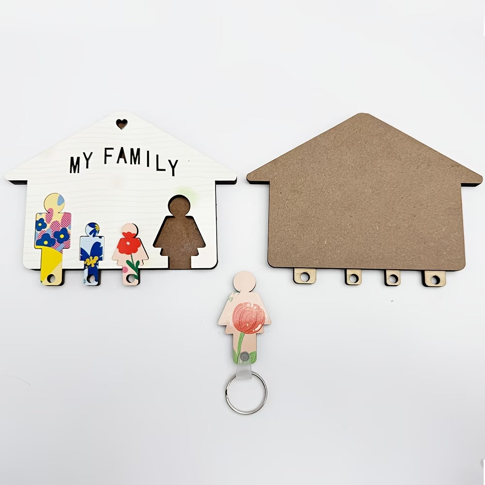 Egyedi fali kulcstartó