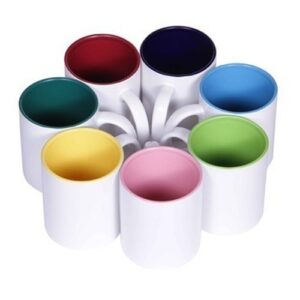 Szines belsejű bögre