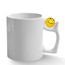 Egyedi  Bögre Smiley Face Figurával